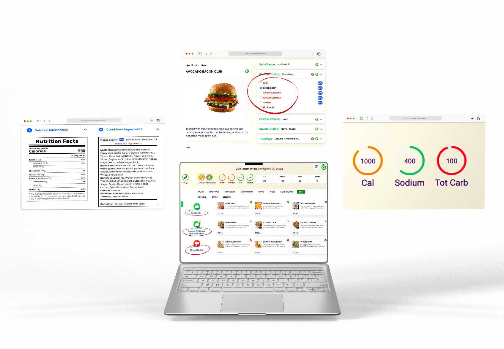 Bigzpoon Personalized Menus